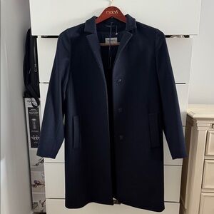 NWT Cinzia Rocco Navy Wool Coat